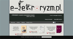 Desktop Screenshot of e-terroryzm.pl