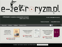 Tablet Screenshot of e-terroryzm.pl